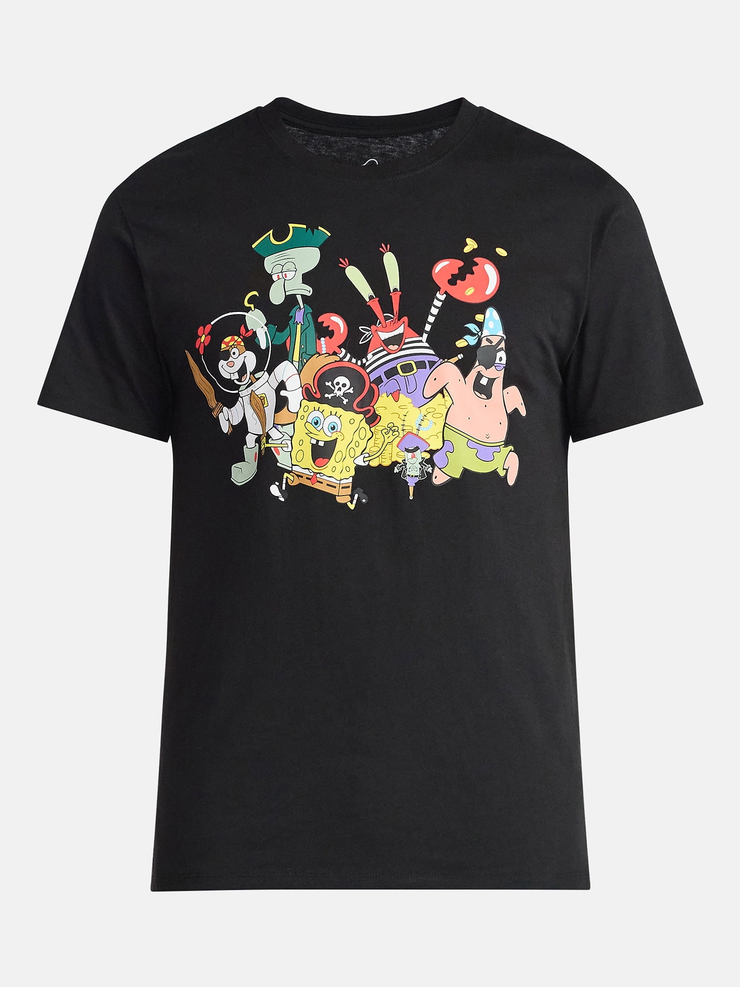 SpongeBob SquarePants Men's Graphic Tee with Short Sleeves, Sizes S-3XL