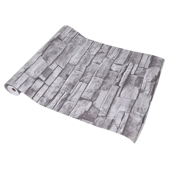 Stone Peel and Stick Wallpaper, 3D Brick Wallpaper Waterproof Self Adhesive for Living Room