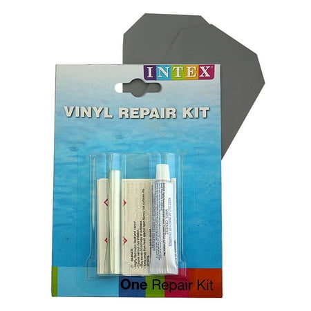 Grey Vinyl Intex Repair Patch Glue Kit For Airbeds Inflatable Furniture Includes 2 Patches About 3x3 75 Each By Water