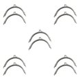 thumbnail image 2 of Redempat 2pcs/set Classically Vintage Metal Frame Kiss Clasp Lock Widely Used Sturdy And Durable Easy silver 15CM 5Set, 2 of 6