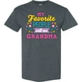 thumbnail image 3 of Inktastic My Favorite People Call Me Grandma with Flowers T-Shirt, 3 of 5