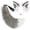 Dark gray, variant on Anime Wolf Fox Cat Ears Headbands Poseable Tail Set,Fluffy Fox Wolf Cosplay Costumes,Fursuit Therian Accessories for Halloween