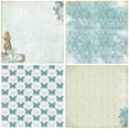 thumbnail image 4 of TIMIFIS Home Decor Stamped Paper Pattern 24 Sheets Vintage Scrapbooking Stamped Paper Flowers Roman DecorFall, 4 of 6