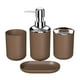 thumbnail image 2 of dispensador de jabón de baño,set de accesorios de baño dispensador de jabón apartamento,Dispensador de jabón porta cepillos de dientes de cuatro piezas,Necesidad de artículos de baño, 2 of 7