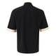 thumbnail image 4 of Camisas Para Hombre Manga Larga Novedad de verano, camiseta de manga corta informal bordada de Color sólido de lino para hombre, camiseta de media manga para . (Black, 3XL), 4 of 6