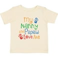 thumbnail image 3 of Inktastic Nanny and Papaw Love Me Boys or Girls Baby T-Shirt, 3 of 5