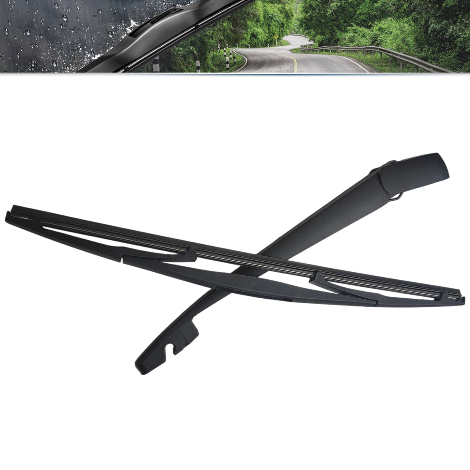 SOCOOL 26"+16"+14"+12" Wiper Blades Compatible with Honda CR-V 2007-2011, Front Rear Windshield Wiper Blades with Arm (Pack of 4),Y06Y851W
