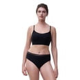 thumbnail image 4 of Chantelle Braguitas para mujer paquete de 2 - Cozy Chic, invisibles, transpirables Negro L (Large), 4 of 7