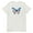 Ash, variant on Patriotic American Flag Butterfly Design Shirt (Heather Mint, XL)