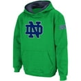 thumbnail image 2 of Youth Colosseum  Green Notre Dame Fighting Irish Big Logo Pullover Hoodie, 2 of 3