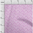 thumbnail image 2 of oneOone Cotton Silk Fuschia Pink Fabric Floral Sewing Material Print Fabric By The Yard 42 Inch Wide, 2 of 5