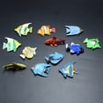 thumbnail image 2 of BRIGHTFUFU 12pcs mini océano animal tropical peces figura modelo preescolar niños juguetes educativos, 2 of 8