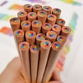 thumbnail image 1 of 12 Pcs/ Ensemble Crayon Noyau Arc-en-Ciel 03--12 Pcs/ Ensemble 03--12 Pcs/ensemble, 1 of 5