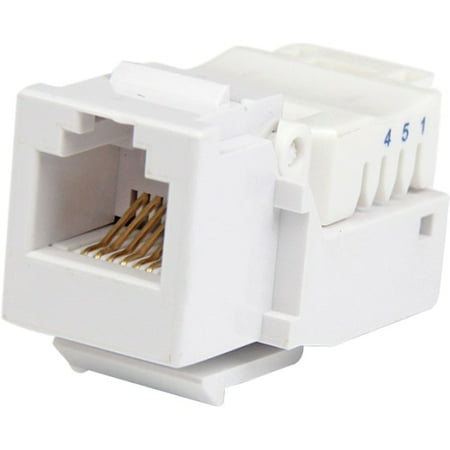 Keystone Phone - StarTech KEY2TEL6WH StarTech.com 6P6C RJ12 Telephone Modular Keystone Jack - White - 1 Pack - 1 x RJ-12 Female - White