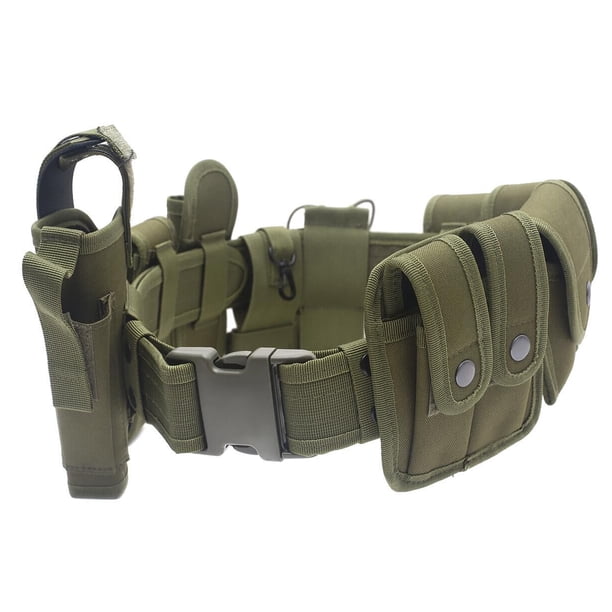 Cinturón multifuncional Cinturón para uso general al aire libre, versátil, guardia de seguridad policial, sistema de equipo modular, cinturón moldeado