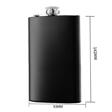 

10oz Hip Flask Stainless Steel Whiskey Liquor Pocket Wine Bottle Large Capacity