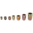 thumbnail image 2 of 125-Piece Galvanized Iron Hex Drive Insert Wood Nuts Assortment Kit - Durable Threaded Furniture Fasteners with Storage Box, Multiple Sizes M4/M5/M6/M8/M10 for Home Decoration, Cabinet & Woodworking, 2 of 6