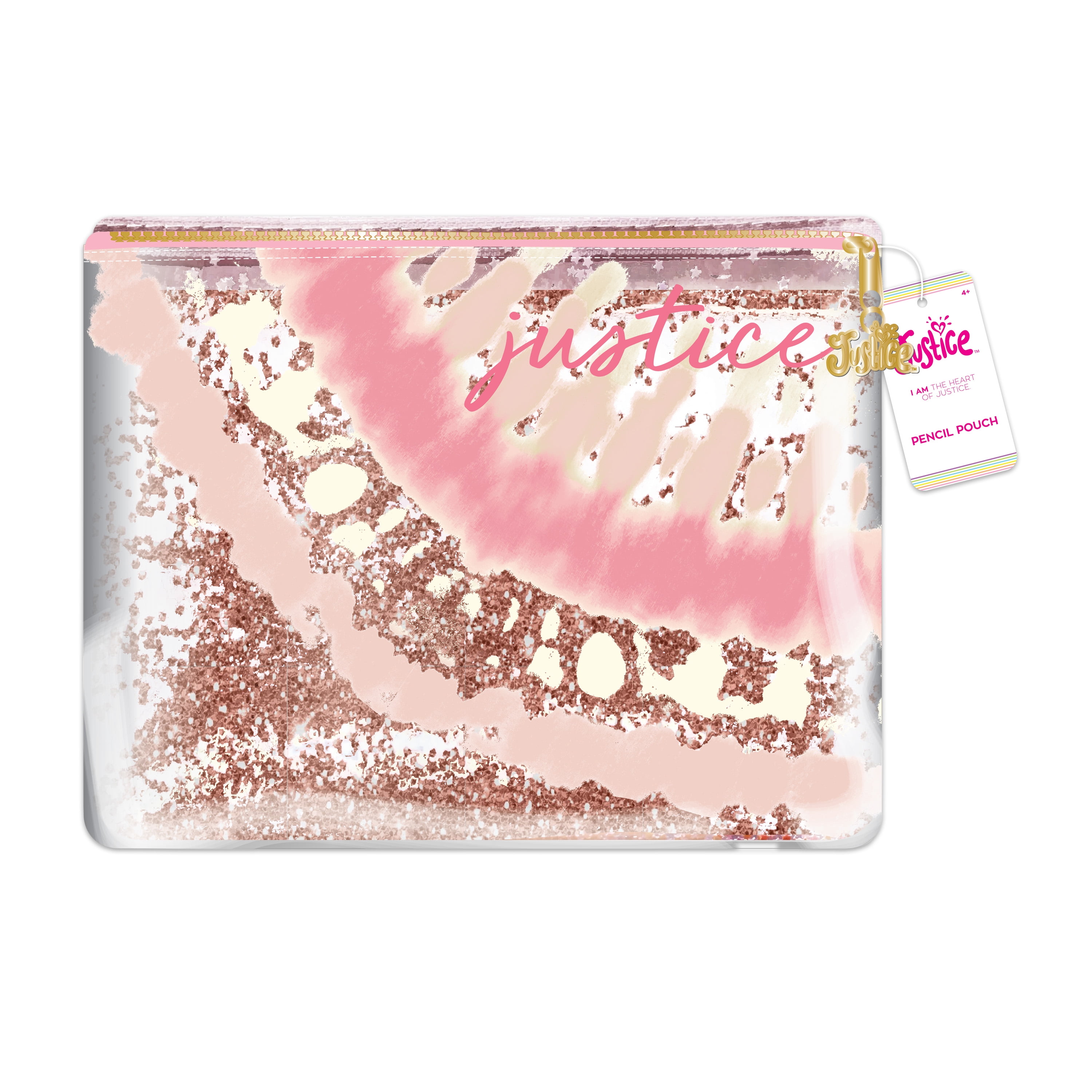 glitter zipper pouch
