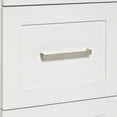 thumbnail image 2 of Ariel Hamlet 54 In. Oval Sink Bathroom Vanity With Carrara White Quartz Countertop 1.5 Edge In White, 2 of 11