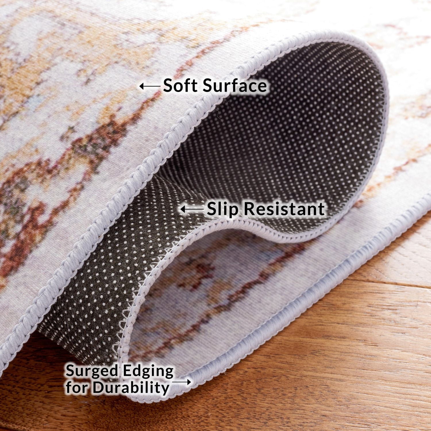 SAFAVIEH Tucson Rosario Traditional Machine Washable Area Rug