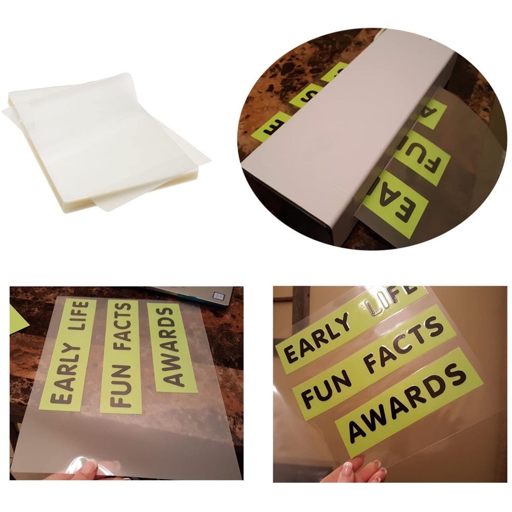 SJPACK Thermal Laminating Pouches, Letter Size 9" x 11.5", 3 mil thick, Clear Laminating Sheets, for Home, Office & School, 500 Packs