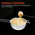 thumbnail image 4 of 1 Set Double Boiler Pot Stainless Steel Chocolate Pot Chocolate Melting Pot, 4 of 9
