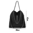 thumbnail image 4 of Bolso bandolera de mujer, bolso de hombro de moda, bolso de mano con cadena, 4 of 5