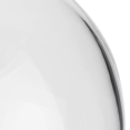 thumbnail image 4 of Bouclair Black Round Glass and Wood Ceiling Lamp, 4 of 9
