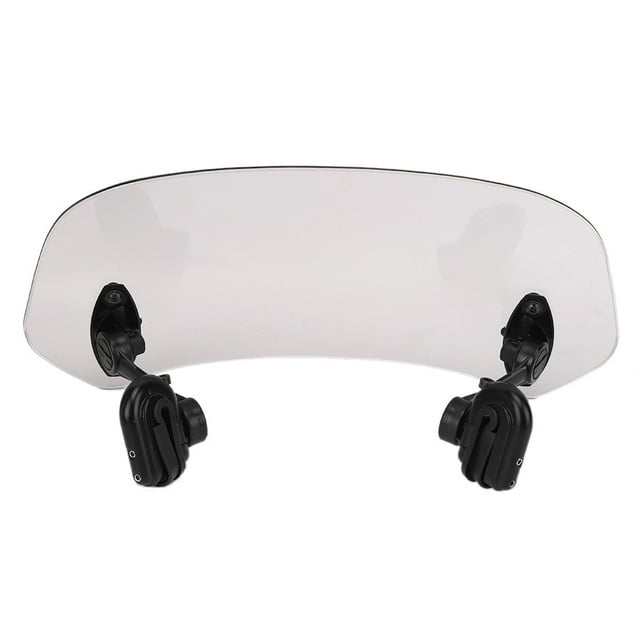 Cycling Windscreen Motorcycle Windshield Extension Heighten Windscreen Adjustable Wind Rain Air Deflector Add On Spoiler Screen