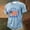 Light Blue, variant on YANGXINX USA 4th of July Shirts for Men Patriotic American Flag Print Short Sleeve Crew Neck Tops 250th Anniversary Stretch Relaxed Fit Tees