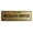 Brushed Gold, variant on Signs ByLITA Standard Reckless Driver Sign (Brushed Gold) - Small