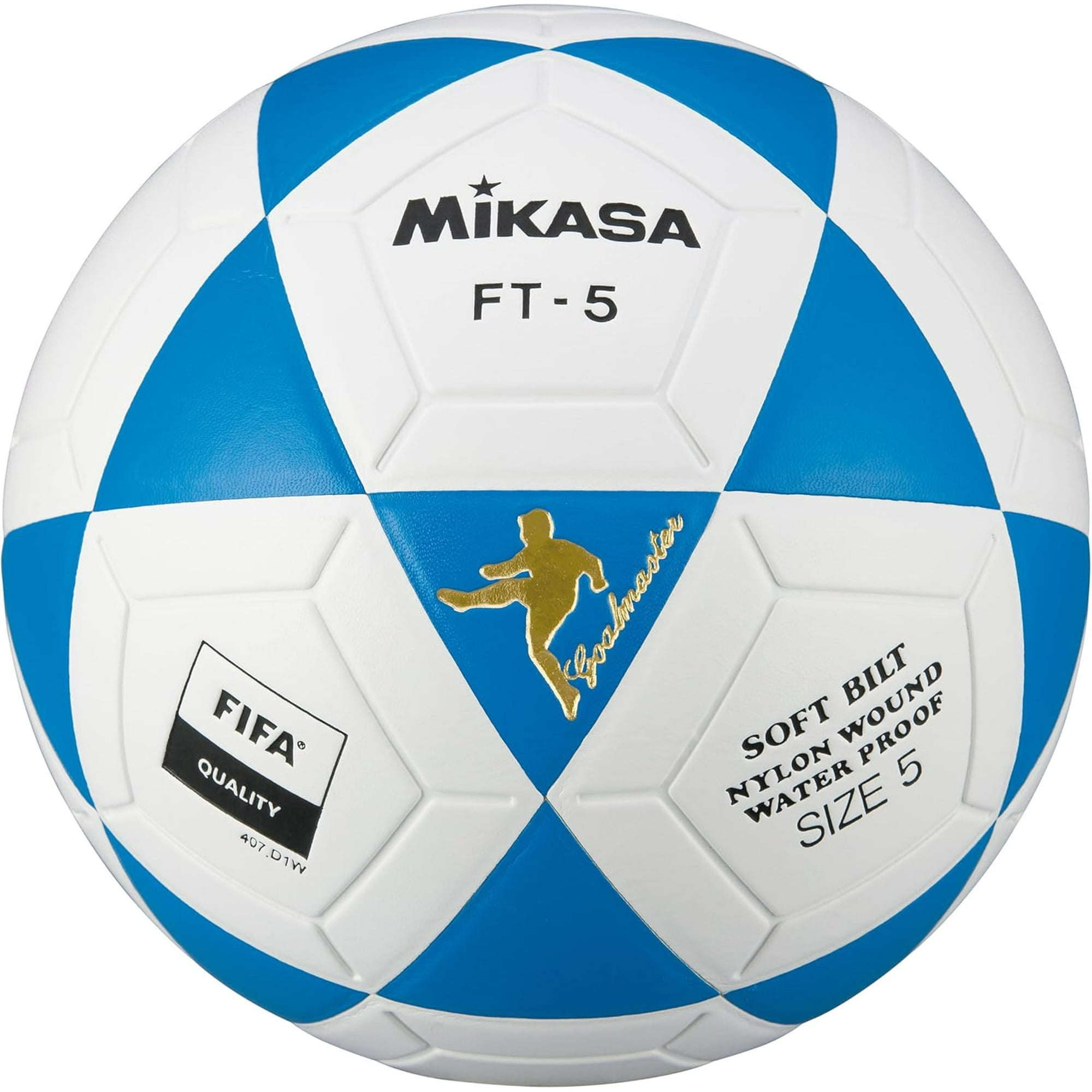 Mikasa FT5 FQ Special Footvolley, Soccer Ball Blue, Soft Bilt Ball