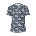 thumbnail image 5 of Wukai Turtle Print Men's Short-Sleeved Mesh T-Shirt,Quick-Dry Short Sleeve Workout T-Shirt-6X-Large, 5 of 8
