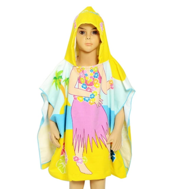 Toalla De Baño Con Capucha Para Playa ó Natación Para Niños Dara Baby Beb002
