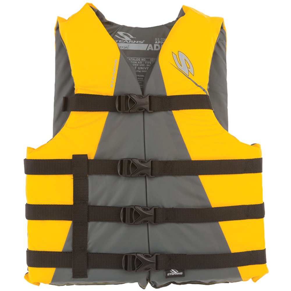 Stearns Adult Watersport Classic Series Life Vest, Yellow