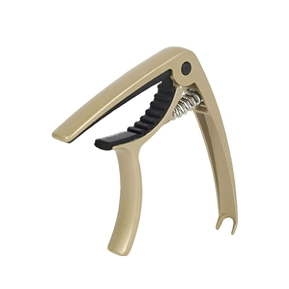 BESTSKY Capo for Acoustic Guitar 6 String,Automatic Adjustment Capo for Acoustic Guitar 6 String,Reliable Performance Guitar Capo,Gold