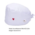 thumbnail image 5 of Paquete De 4 Gorros De Trabajo Para Enfermera, Servicio Prolongado, Color Puro, Botón Pulido Opaco, Gorros De Trabajo Multifuncionales Unisex, Uniformes De Trabajo Yuarrent AP008643-04, 5 of 5