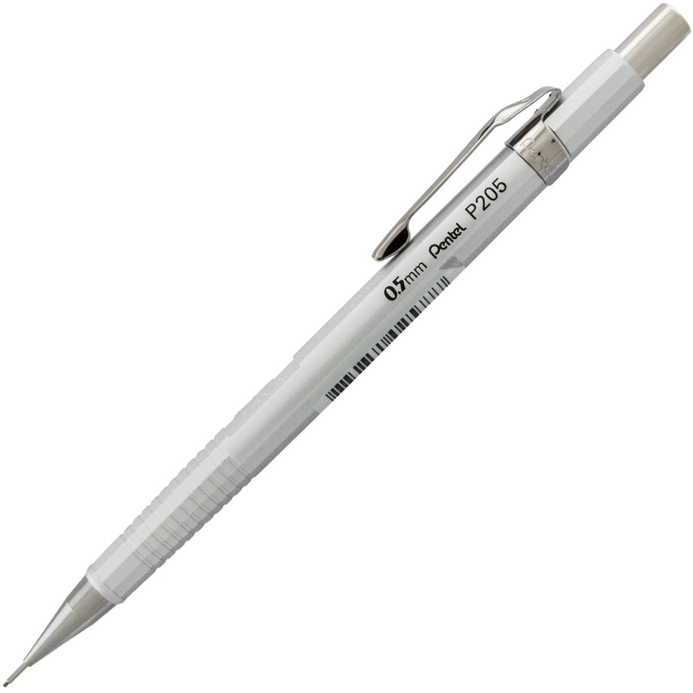 Pentel Sharp Mechanical Pencil, .5mm, Metallic Silver