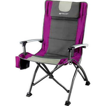 Ozark Trail Folding High Back Chair With Head Rest Fuchsia