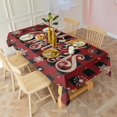 thumbnail image 3 of Merry Christmas Tablecloth,Wipeable Polyester Table Cover for Rectangle Tables,Foldable Table Clothes Cute Tablecloths for Dining Room Camping Indoor Outdoor, 3 of 6
