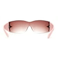 thumbnail image 2 of Womens Wrap Around Shield Star Jewel Retro 90s Sunglasses Pink Burgundy, 2 of 4
