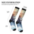 thumbnail image 2 of Picia Ink Style Wave Dragon Printed Sports Compression Socks - 15-20mmHg Graduated Compression, High-Performance Soft and Breathable Socks for Men and Women, 2 of 5