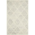 thumbnail image 2 of SAFAVIEH Cambridge Kodey Geometric Wool Area Rug, Light Gray/Ivory, 5' x 8', 2 of 7