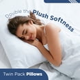 thumbnail image 2 of Martex 2-Pack Down Alternative White Bed Pillows, Standard, 2 of 7