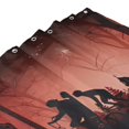 thumbnail image 3 of Juego de cortina de ducha Stranger Things con gancho, decoración para el baño, fácil cuidado, lavable a máquina, tela de poliéster duradera, cortina de ducha de tela impermeable, 66 x 72 pulgadas, 3 of 8