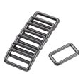 thumbnail image 1 of Unique Bargains 31x15mm Rectangle Buckles Zinc Alloy Black 8Pack, 1 of 5