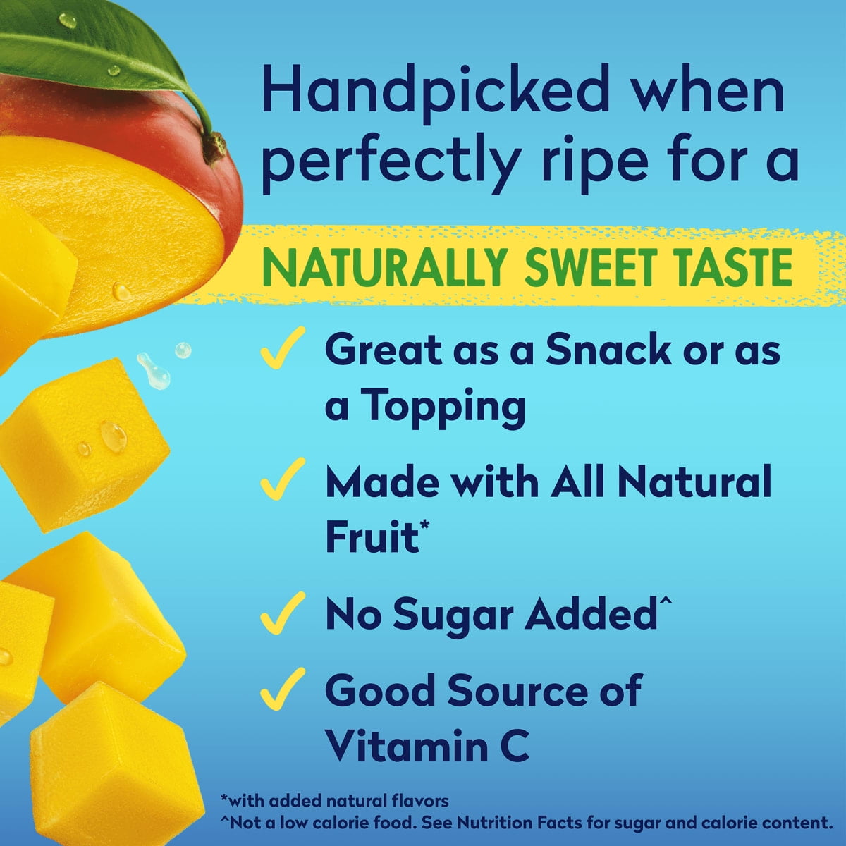 (2 pack) Dole Mango Chunks in a Blend of 100% Juice*, 15.5 oz