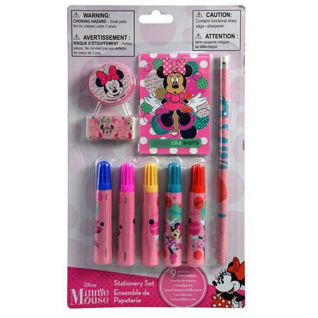 Disney 2325892 DDI Minnie Stationery Set - 9 Piece - Case of 192