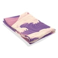 thumbnail image 5 of Yayeee Tapestry Wall Hanging for Bedroom 60" x 40" Living Room Home Wall Art Decor, Purple Wave Pattern, 5 of 7