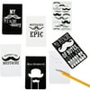 Paper Mustache Notepads (12 Count) - Party Supplies